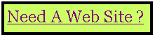 Text Box: Need A Web Site ?